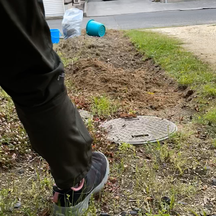 【庭づくり】始めました！芝生をやめて憧れのレンガの庭へ♪の記事動画