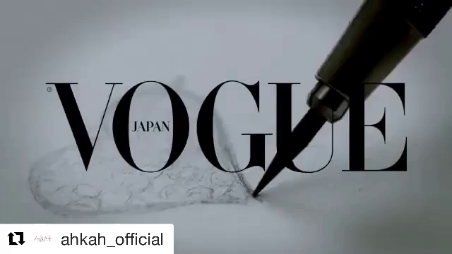✨AHKAH×VOGUE japan✨の記事動画