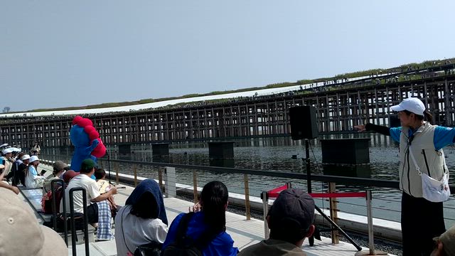 EXPO2025大阪・関西万博1周年　9/17レポ4ミャクミャクに逢えた！アオと夜の虹のパレードの記事動画