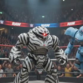 改造AI(188)モビルスーツプロレス・アッガイ改vsゴッグ改の画像
