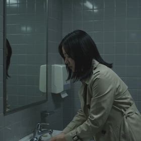 改造AI(134)鏡に映った幽霊の画像