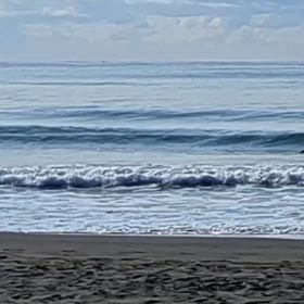 久しぶりの湘南の波の画像