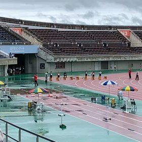 女子６年100m予選⑧の画像