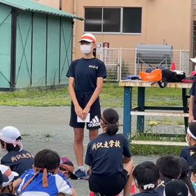 全国大会壮行会(宮本さん、橋本さんのスピーチ①)の画像