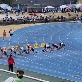 越谷春季男子100m⑲の画像