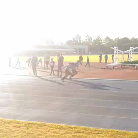 越谷カップ100m女子アップ⑧の画像