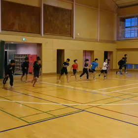 女子シャトルラン⑦の画像