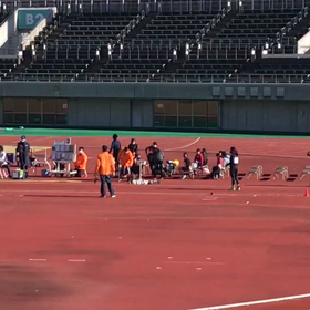 日清カップ女子ジャベリックボール投げ②の画像