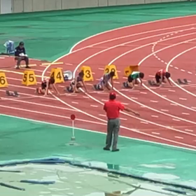 ６年男子100m予選 (山口くん)の画像