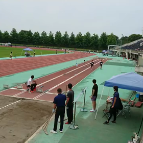 川越選手権走り幅跳び⑮の画像
