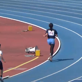 越谷女子1000m３組目②の画像