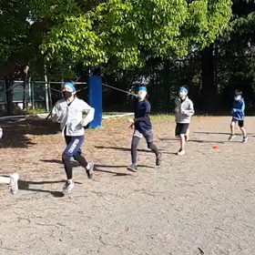 5月1日 所走練習 準備運動&ジョグバトン⑨の画像