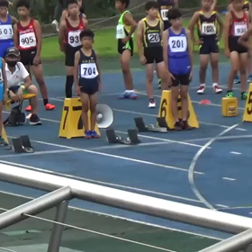 チャレンジトライアル男子100m予選①の画像