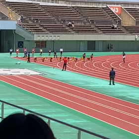 ６年男子100m④の画像