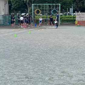100m記録会(６年生 スタート付近)⑦の画像