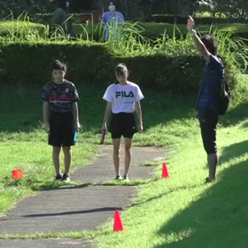 選考会後のリレー(第１レース)①の画像