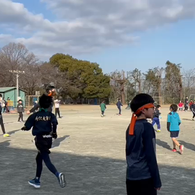 2月4日　バトン鬼ごっこ④の画像