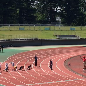 女子100ｍ予選 ①の画像