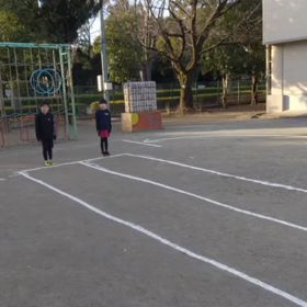 Bグループ(100m走)スタート地点①の画像
