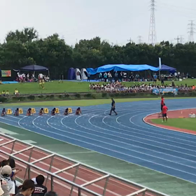 男子100ｍ決勝の画像