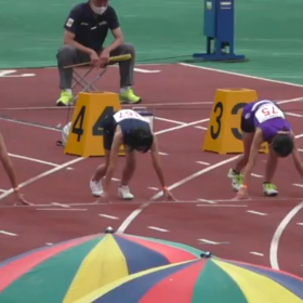 ６年女子100m予選⑥の画像