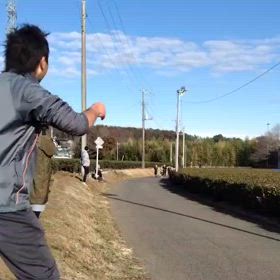 坂ダッシュ（ゴール付近）⑬の画像
