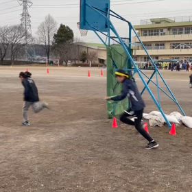 レース前（襷練習）①の画像