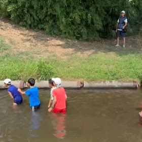 夏休み最終日（川遊びのご褒美）④の画像