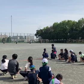 新チーム　初10色リレー①の画像
