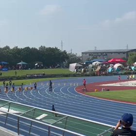 男子100m予選②の画像