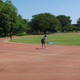 リレー選手　バトン練習①の画像