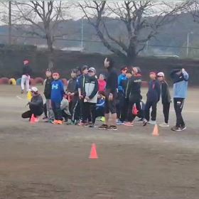 レース前（襷練習）⑧の画像