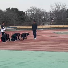 2/16 ハイレベル練習（競技場）①の画像