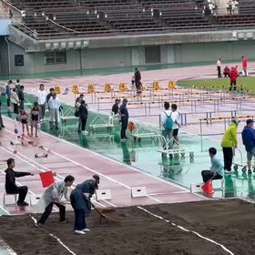 男子コンバインドB（走幅跳び）③の画像