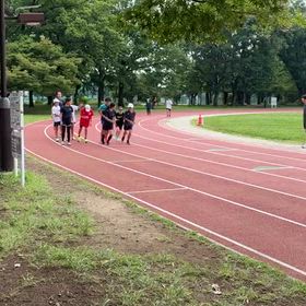 競技場練習（リレー）③の画像