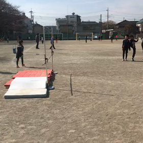 走り高跳び練習 その１の  画像
