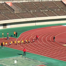 日清カップ6年男子100m②の 画像