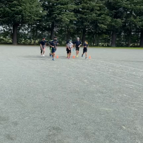 男子リレー練習①の画像