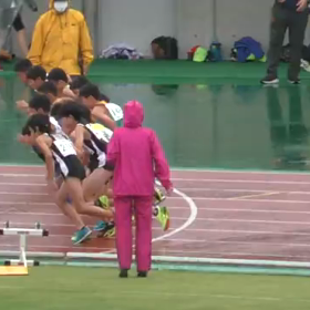 男子５年1000m 田崎圭太くん自己ベスト更新の画像
