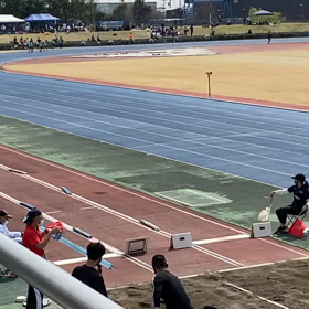 男子走り幅跳び３本目②の画像