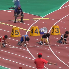 ５年男子100m予選 (山本くん)の画像