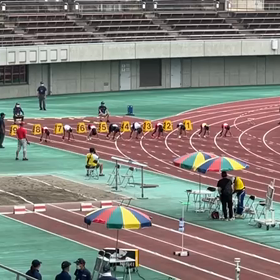 ５年女子100m予選②の画像