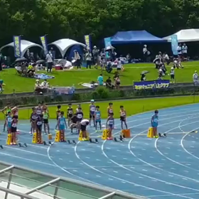 チャレンジトライアル男子100m予選⑨の画像