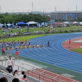 チャレンジトライアル男子100m予選⑥の画像