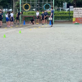 100m記録会(６年生 スタート付近)③の画像