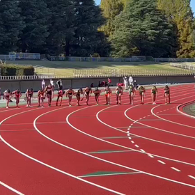 6年女子600mスタート地点から①の画像