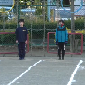 Aグループ(50m走)ゴール付近⑤の画像