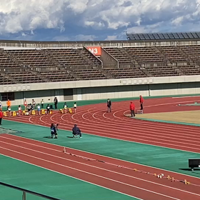 日清カップ5年男子100m③の画像