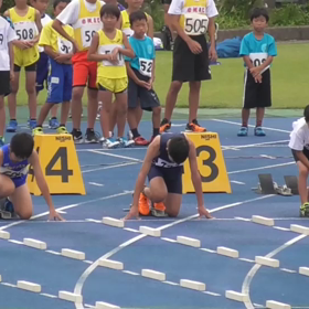 男子100ｍビデオ動画⑯の画像