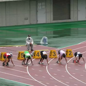 ６年女子100m ４位入賞の画像